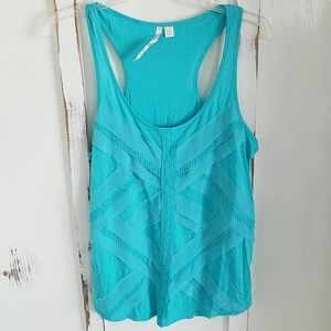 Lauren Conrad teal tank top